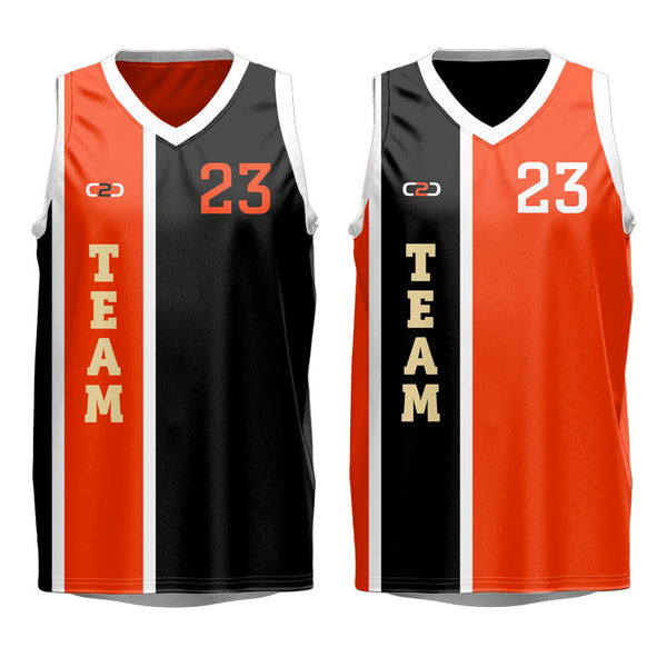 Custom Vikings Retro Core V Reversible Basketball Singlet