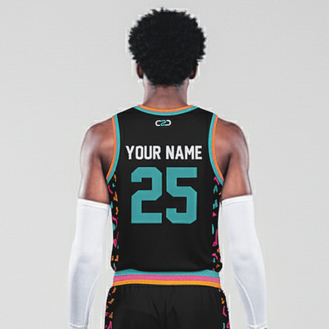 Custom Fiesta Street Core Reversible Basketball Singlet