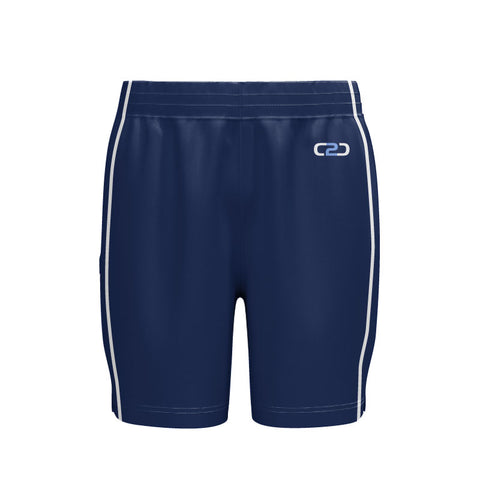 VIC Core V-Neck Reversible Basketball Singlet Navy and White Design Your Own Custom