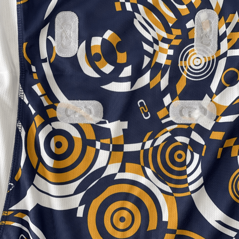 Halo Netball Dress Navy/Gold