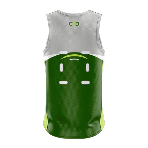 Custom Mens Netball Singlet 117 Back View