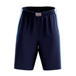 North Carolina Basketball Shorts Navy - Coast 2 Coast Sports (Front View)