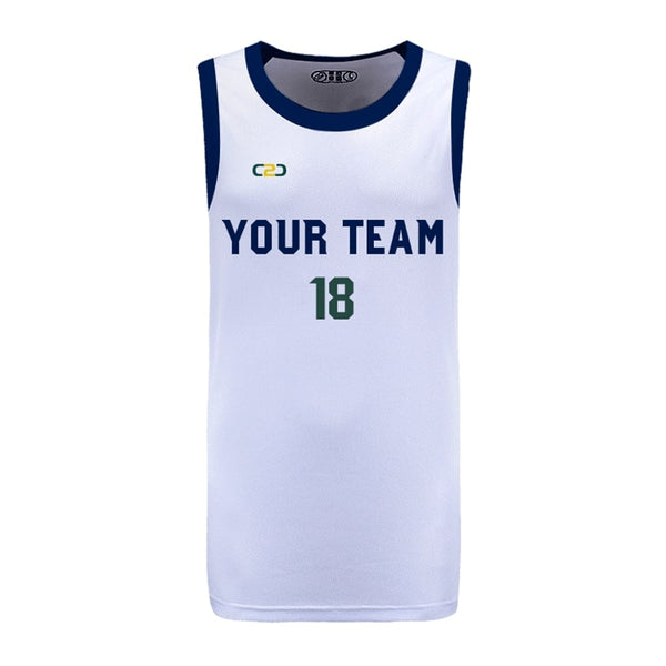 Custom JAZZ Icon HP Split Basketball Singlet Front View