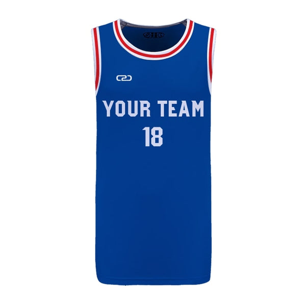 Custom SIXERS Icon HP Split Basketball Singlet Front View